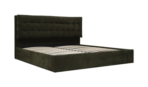 Sebastion Queen Storage Bed Green