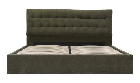 Sebastion Queen Storage Bed Green