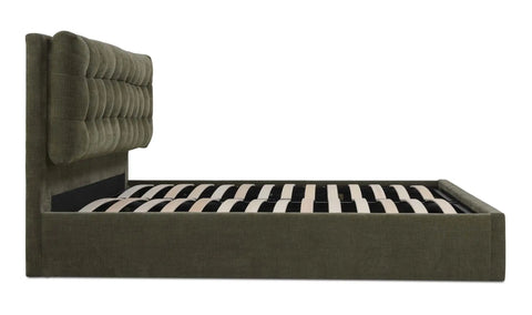 Sebastion Queen Storage Bed Green