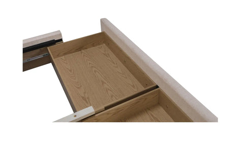 Simon King Storage Bed Flecked Beige