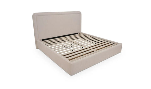 Simon King Storage Bed Flecked Beige