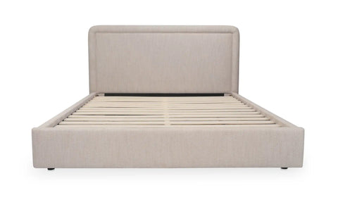 Simon King Storage Bed Flecked Beige