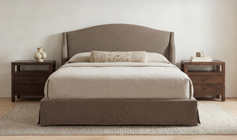 Weston King Storage Bed Brown