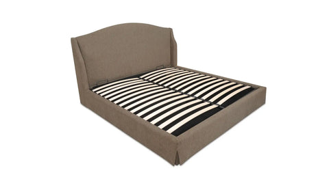 Weston King Storage Bed Brown