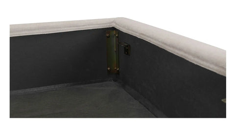 Weston King Storage Bed Cream