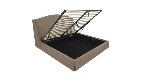 Weston Queen Storage Bed Brown