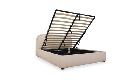 Colin Queen Storage Bed Light Brown