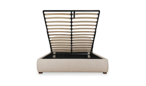 Colin Queen Storage Bed Light Brown
