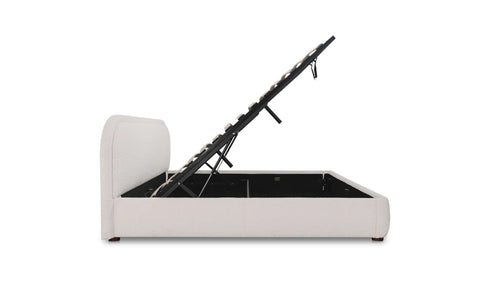 Colin Queen Storage Bed Oatmeal