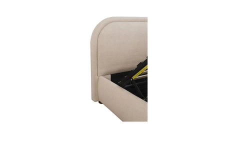 Colin King Storage Bed Light Brown