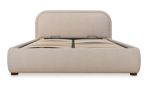 Colin King Storage Bed Light Brown