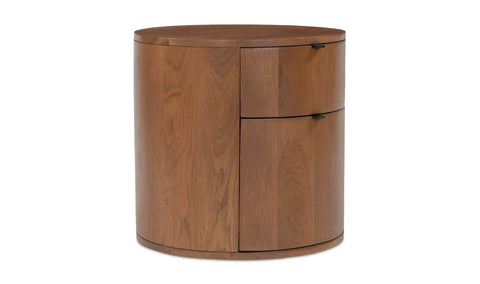 Theo 2 Drawer Nightstand Brown