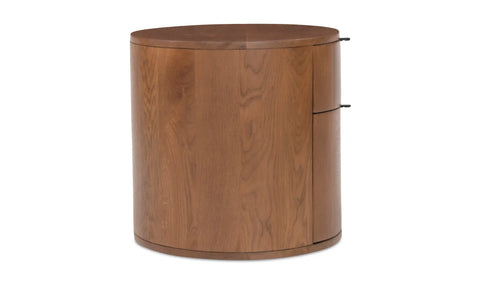 Theo 2 Drawer Nightstand Brown