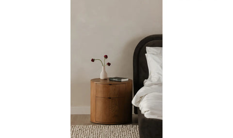 Theo 2 Drawer Nightstand Natural