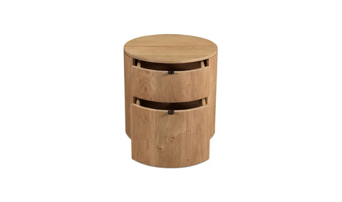 Theo 2 Drawer Nightstand Natural