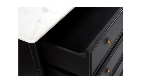 Eleanor 6 Drawer Dresser Black