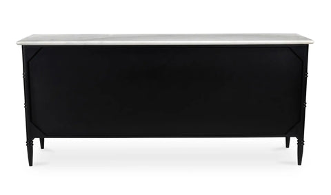Eleanor 6 Drawer Dresser Black