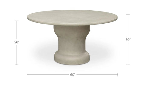 Magnolia Outdoor Dining Table Cream