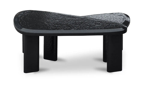Sophie Outdoor Nesting Table Set Charcoal Lacquer