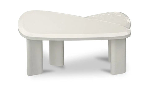 Sophie Outdoor Nesting Table Set Cream Lacquer