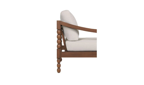 Delilah Outdoor Accent Chair Brown