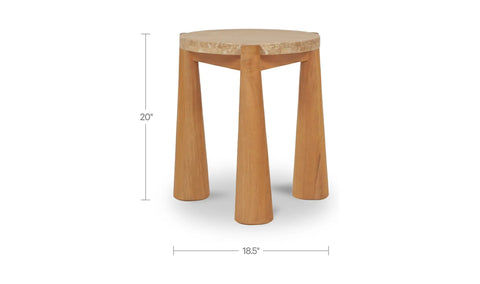 Pax Outdoor Side Table Natural