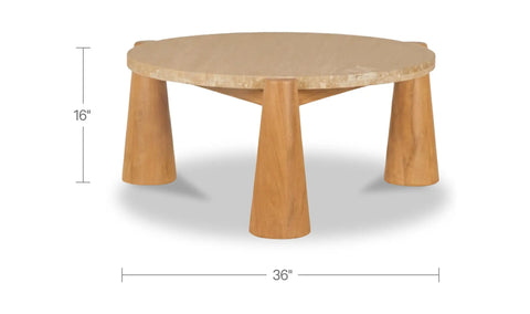 Pax Outdoor Coffee Table Natural