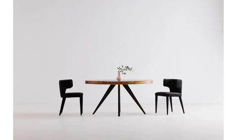 Parq Oval Dining Table Amber