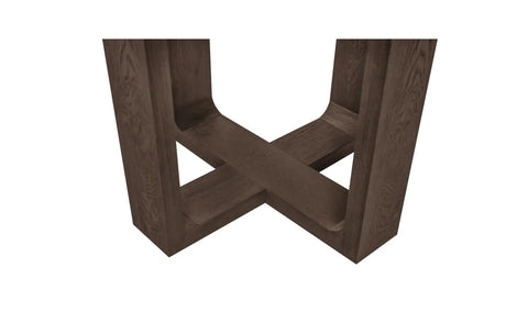 Hayes Dining Table Rustic Brown