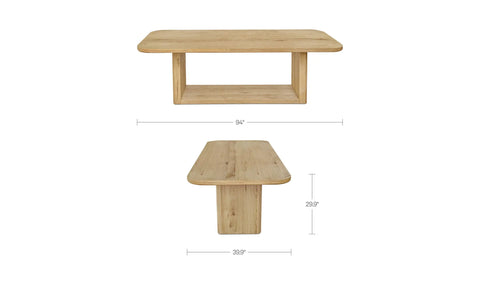Blake Dining Table Rustic Oak