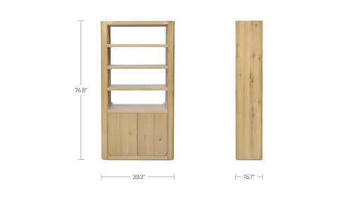 Blake Tall Cabinet Rustic Oak