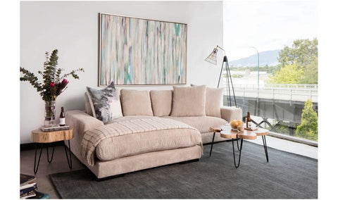 Plunge Sectional Cappuccino