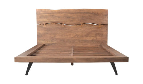 Madagascar King Platform Bed Brown