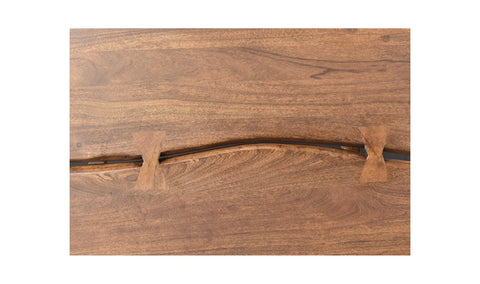 Madagascar King Platform Bed Brown