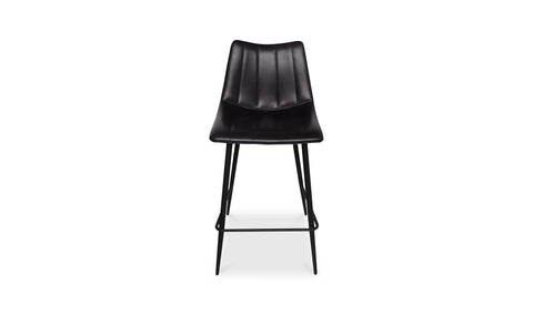 Alibi Counter Stool Matte Black - Set Of Two
