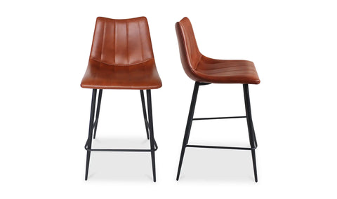 Alibi Counter Stool Brown - Set Of Two