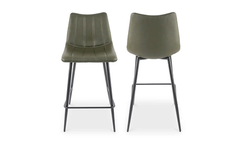 Alibi Counter Stool Dark Green - Set Of Two