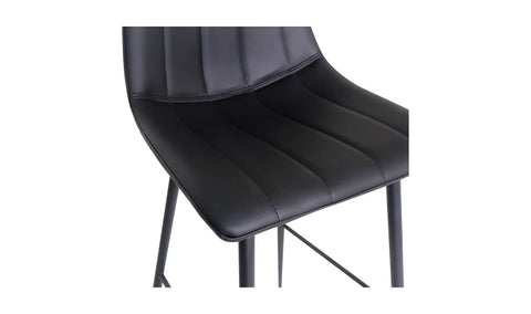Alibi Bar Stool Matte Black - Set Of Two