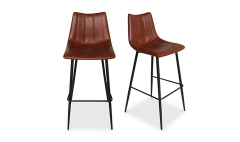 Alibi Bar Stool Brown - Set Of Two
