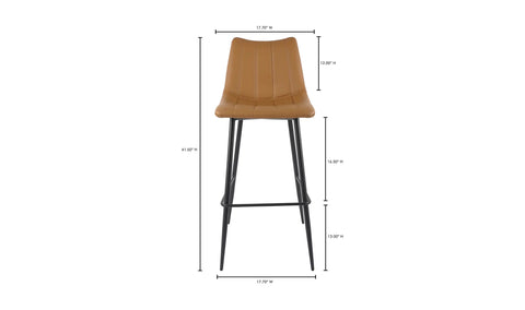 Alibi Bar Stool Tan - Set Of Two