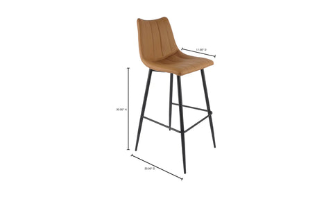 Alibi Bar Stool Tan - Set Of Two