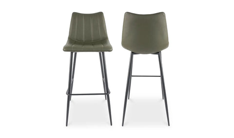Alibi Bar Stool Dark Green - Set Of Two