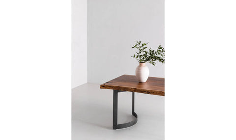 Bent Dining Table Large Brown