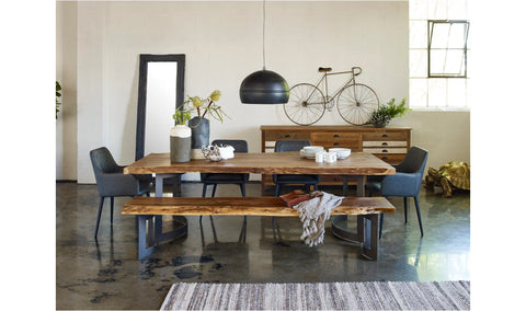 Bent Small Dining Table Brown
