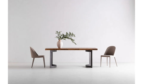 Bent Dining Table Extra Small Brown