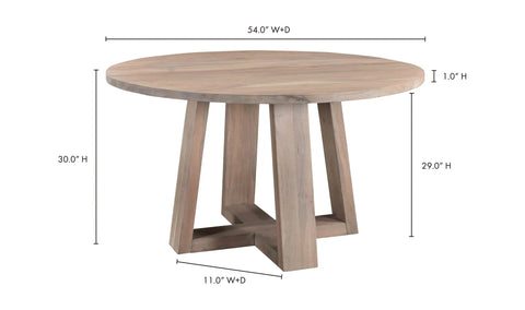 Tanya Dining Table Light Grey