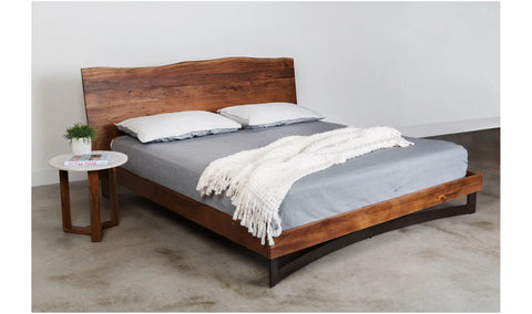 Bent King Size Bed Brown