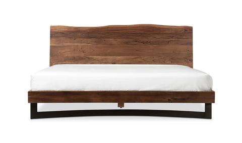 Bent King Size Bed Brown