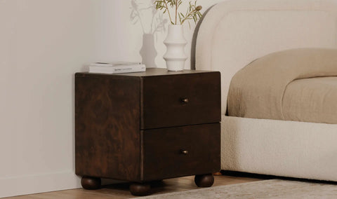 York Nightstand Dark Brown