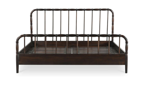 Vivian Queen Bed Dark Brown